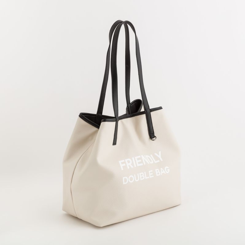 Borsa Shopping reversibile - Friendly Double Bag