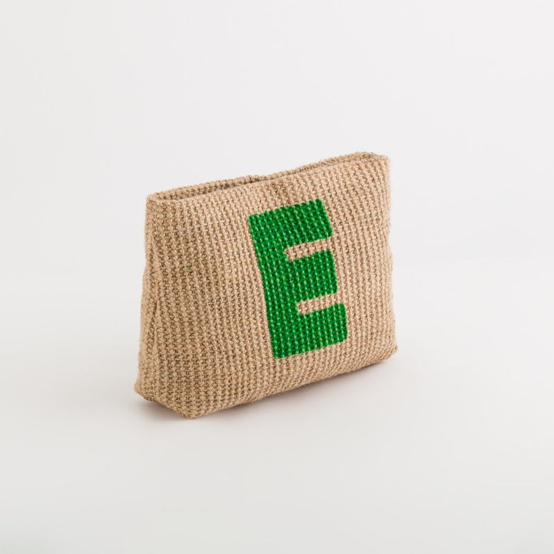Kosmetiktasche mit dem Buchstaben E - Zante Beauty