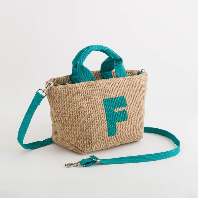 Borsa a mano lettera F - Zante